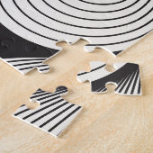 Monochrome schalen: stijlvol geometrisch legpuzzel (Zijkant)