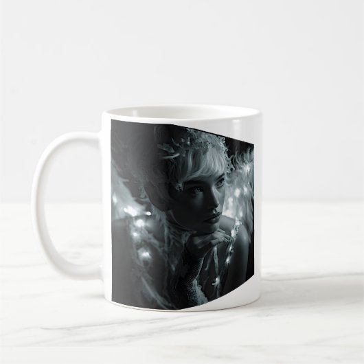 Monochrome Schoonheid Koffiemok (Links)