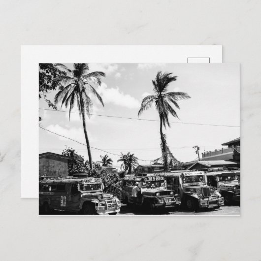 Monochrome schoorstenen Briefkaart (Voorkant / Achterkant)