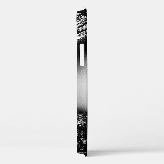 Monochrome sensuele lippen in zwart lijst Case-Mate iPhone case (Achterkant / Rechts)