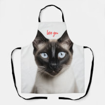 Monochrome Siamese kat liefde