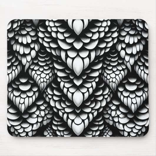 Monochrome Slangenschub Muismat (Voorkant)