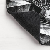 Monochrome Slinky Tumbling Down Chrome Steps Muismat (Hoek)