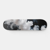 Monochrome Smoke Cloud Skateboard (Horizontaal)
