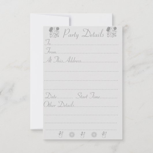 Monochrome sneeuwman met sjaal Kerstuitnodiging Kaart (Achterkant)