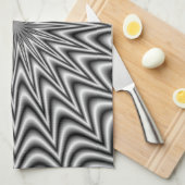 Monochrome Star Kitchen Towel Theedoek (Quarter Fold)