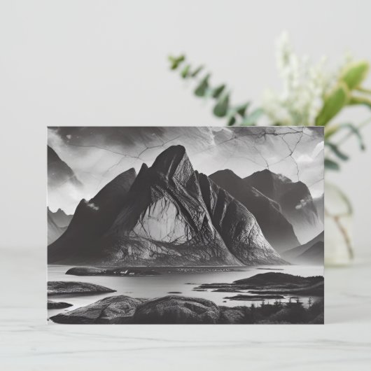 Monochrome stenen muur met ruwe bergtextuur kaart (Staand voorkant)