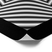 Monochrome ster-Poster Poster (Hoek)