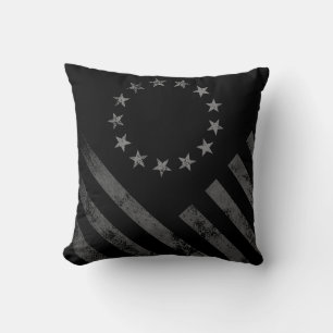 Monochrome  stijl Amerikaanse vlag Kussen