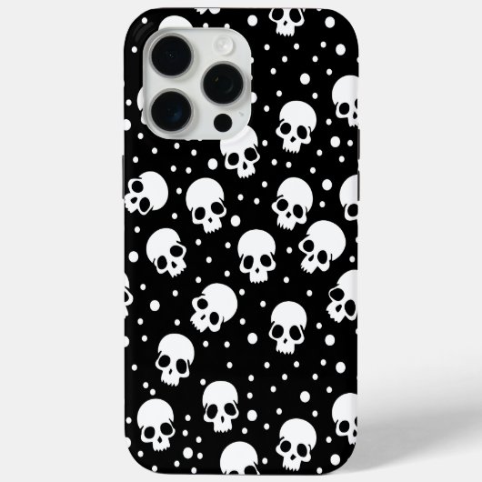Monochrome stip van de polka Case-Mate iPhone case (Achterkant)