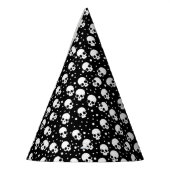 Monochrome stip van de polka feesthoedjes (Links)