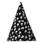 Monochrome stip van de polka feesthoedjes (Rechts)