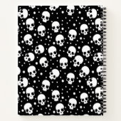 Monochrome stip van de polka notitieboek (Achterkant)
