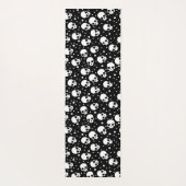 Monochrome stip van de polka yogamat (Achterkant)