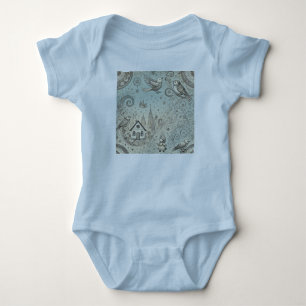 "Monochrome surrealisme Collectie" Romper