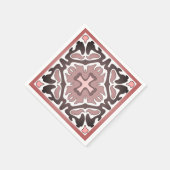 monochrome Tegel Servet (Hoek)