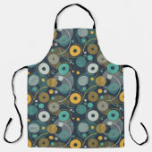 Monochrome textielstof schort (Voorkant)