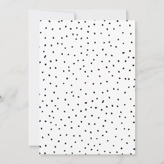 Monochrome tijdschrift Style Custom Photo Wedding Kaart (Achterkant)