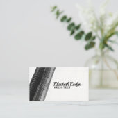 Monochrome Trails on White Visitekaartje (Staand voorkant)