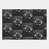 Monochrome Tree Elegance Wrapping Paper (Voorkant 2)