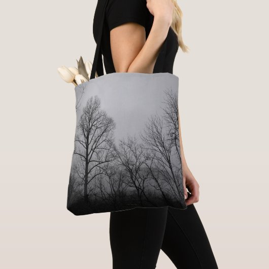 Monochrome_Tree_Tote Tote Bag (Dichtbij)