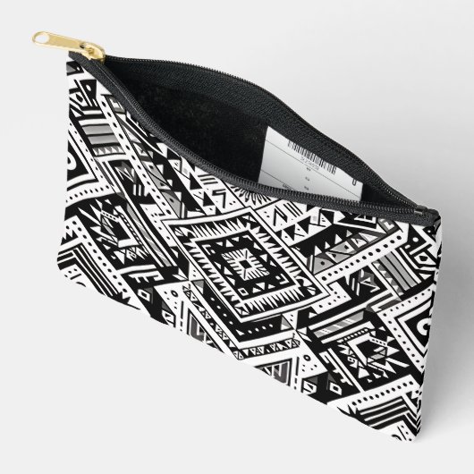 Monochrome Tribal - Bold Symmetrie in zwart Etui (Open)