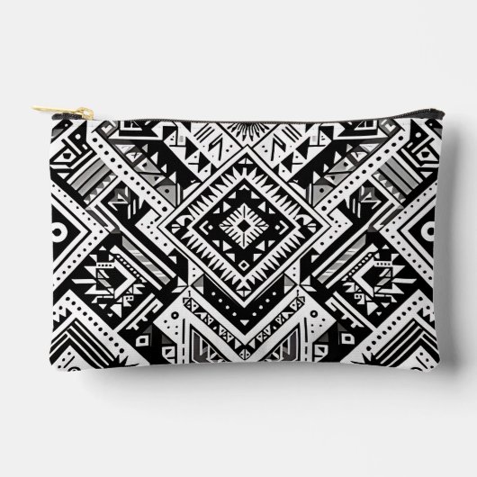 Monochrome Tribal - Bold Symmetrie in zwart Etui (Voorkant)