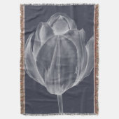 Monochrome Tulip I Deken (Voorkant Verticaal)