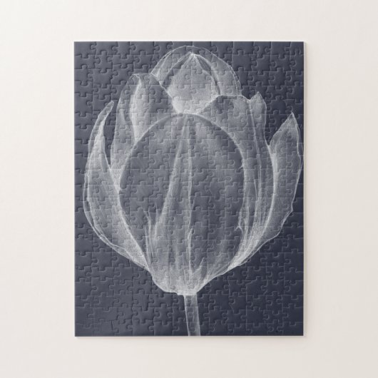 Monochrome Tulip I Legpuzzel (Verticaal)