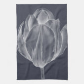 Monochrome Tulip I Theedoek (Verticaal)