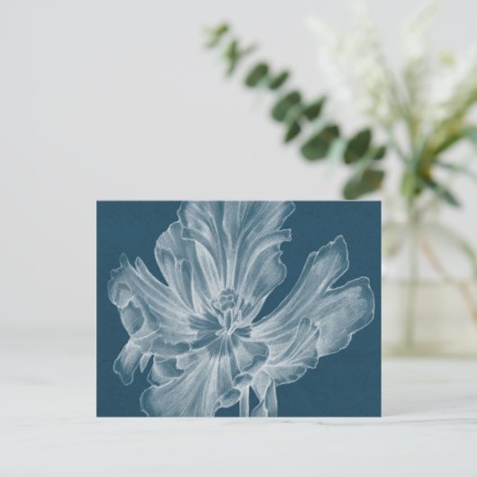 Monochrome Tulip II Briefkaart (Staand voorkant)