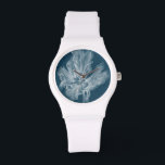 Monochrome Tulip II Horloge<br><div class="desc">Floral</div>