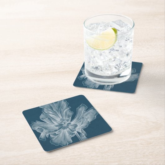 Monochrome Tulip II Kartonnen Onderzetters (Insitu)