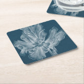 Monochrome Tulip II Kartonnen Onderzetters (Schuin)