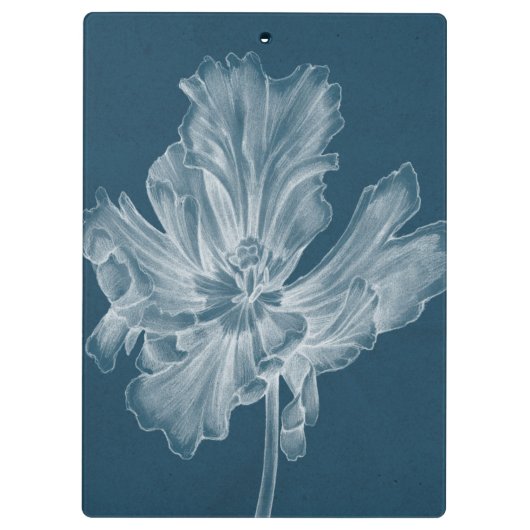 Monochrome Tulip II Klembord (Achterkant)