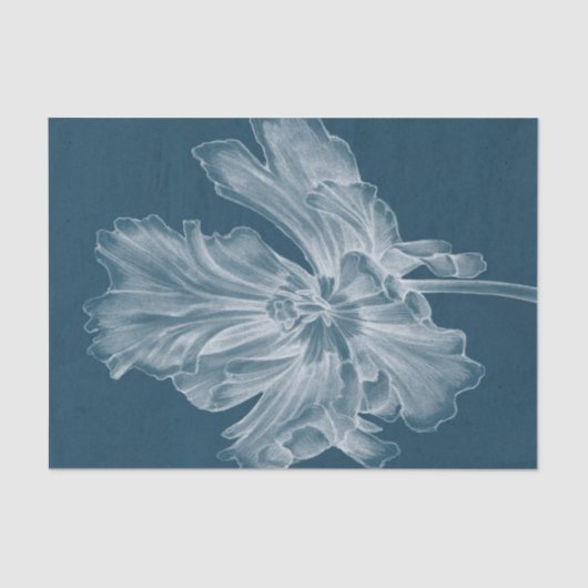 Monochrome Tulip II Tissuepapier (Voorkant)