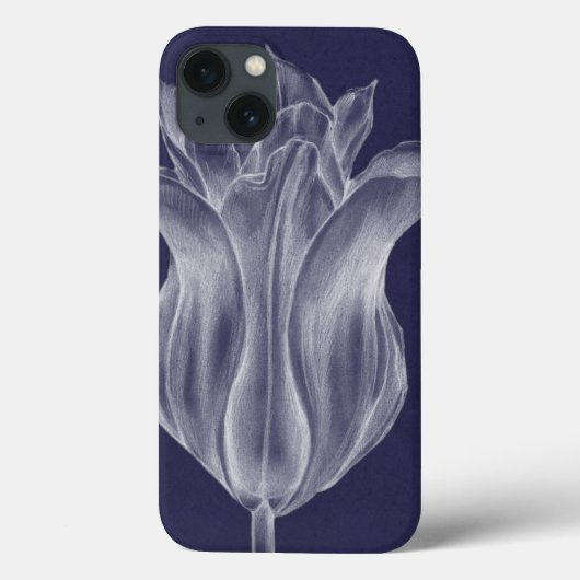 Monochrome Tulip III Case-Mate iPhone Case (Achterkant)