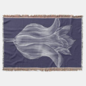 Monochrome Tulip III Deken (Voorkant)