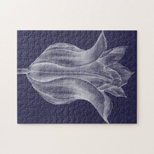 Monochrome Tulip III Legpuzzel (Horizontaal)