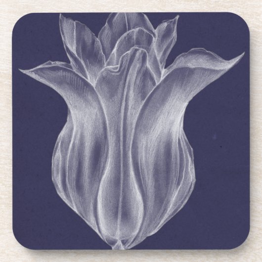 Monochrome Tulip III Onderzetter (Voorkant)