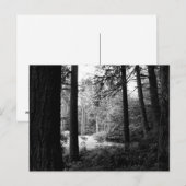 Monochrome verlichting van het Briefkaart van de D (Voorkant / Achterkant)