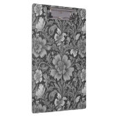 Monochrome vintage bloempatroon klembord (Rechts)