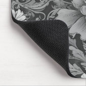 Monochrome vintage bloempatroon muismat (Hoek)