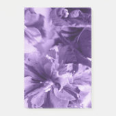 Monochrome Viooltjes Post-it® Notes (Voorkant)