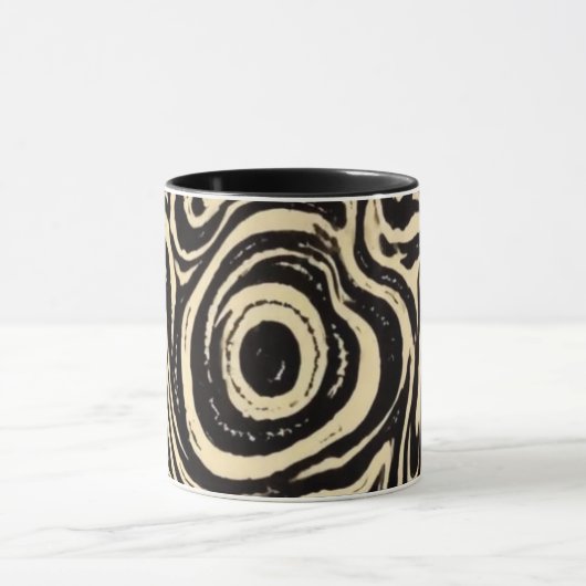 Monochrome Vortex Mug Mok (Midden)