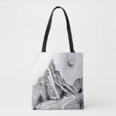 monochrome winter tote bag (Voorkant)