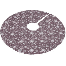 Monochrome witte sneeuwvlokken kerstboomrok kerstboom rok
