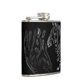 Monochrome zebras heupfles (Rechts)