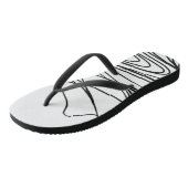 Monochrome zen rust Mannen Teenslippers (Schuin)