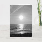 Monochrome zon schijnt op de Zeeen Kaart (Voorkant)